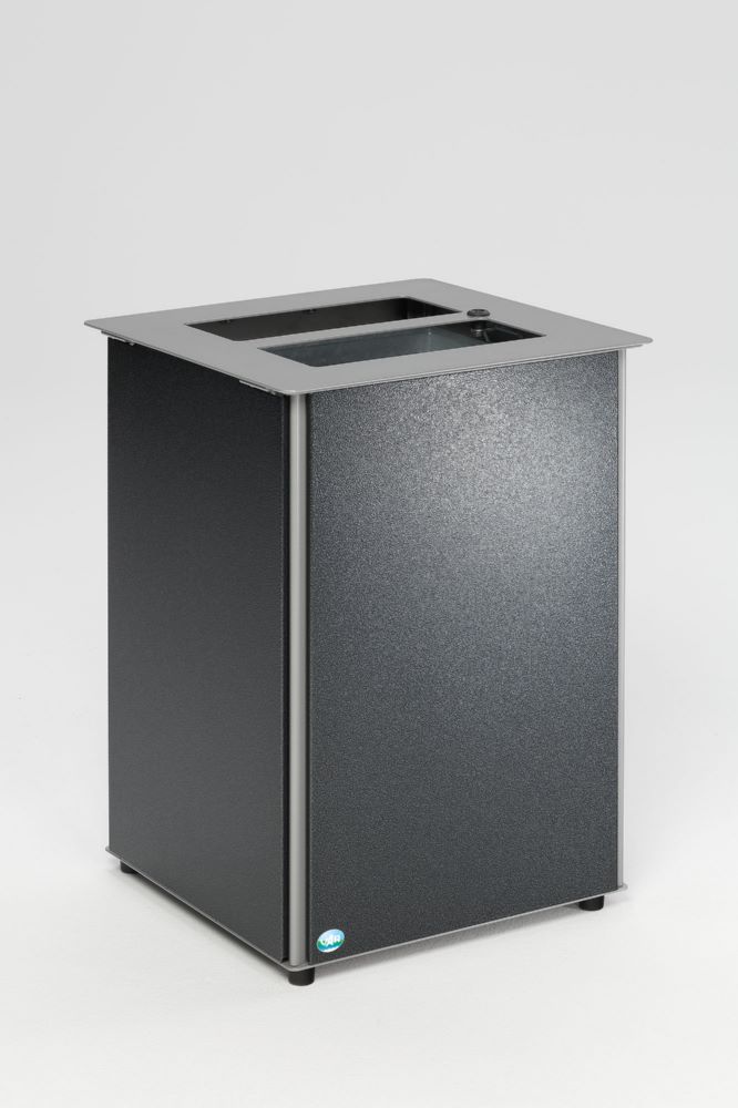 Produktbild Var Abfallbehälter AB 01 antiksilber 80 Liter