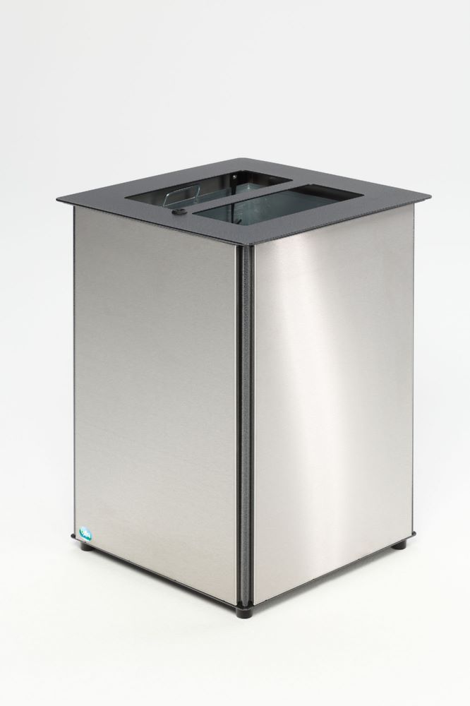 Produktbild Var Abfallbehälter AB 02 Edelstahl 80 Liter