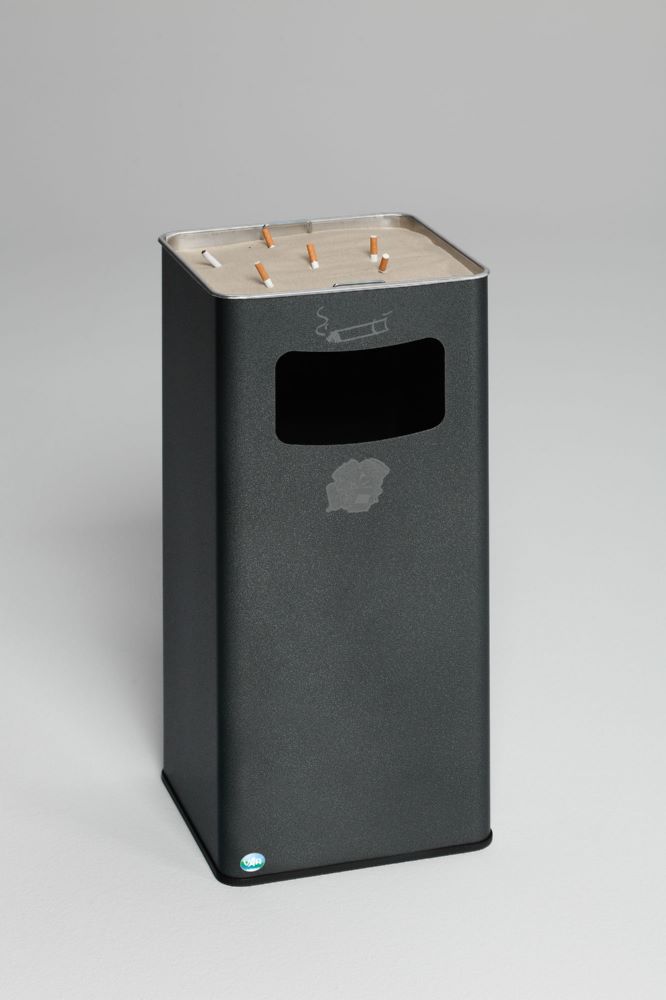 Produktbild Var Abfallsammler Ascher B 32R antiksilber 53,4 Liter