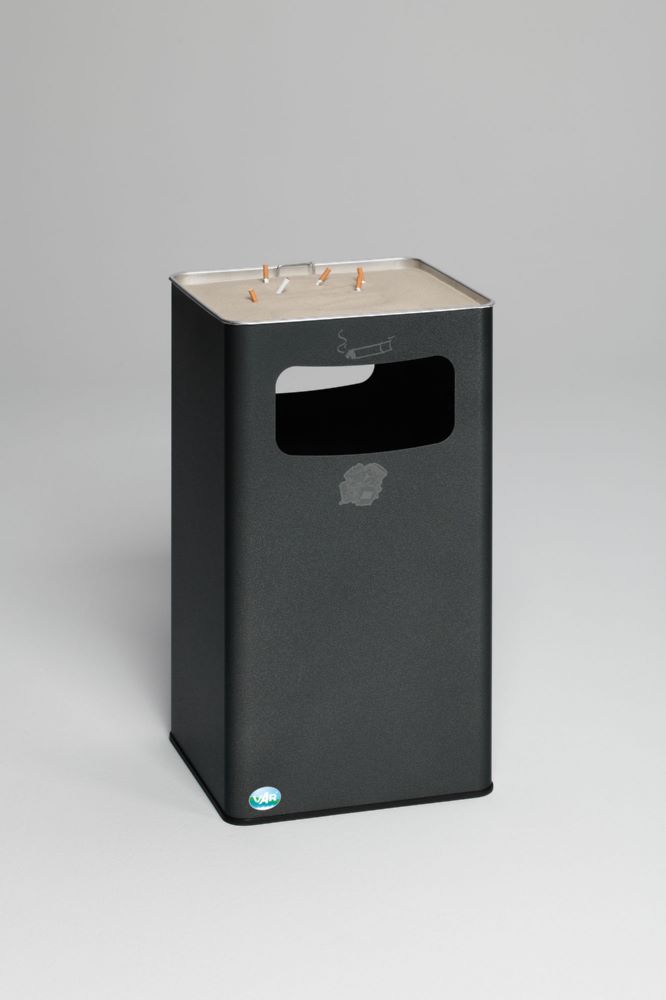 Produktbild Var Abfallsammler Ascher B 42R antiksilber 96,1 Liter