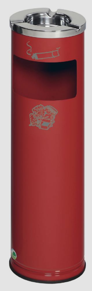 Produktbild Var Abfallsammler 11,2 Liter Ascher D 20 rot 0,2 Liter