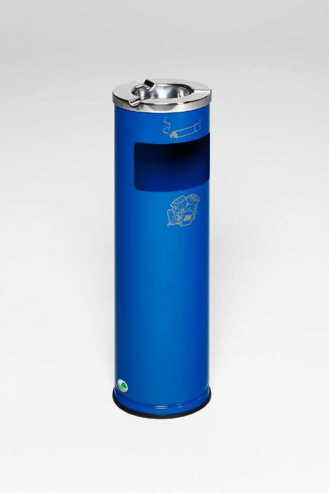 Produktbild Var Abfallsammler 11,6 Liter Ascher D 20 0,2 Liter enzianblau