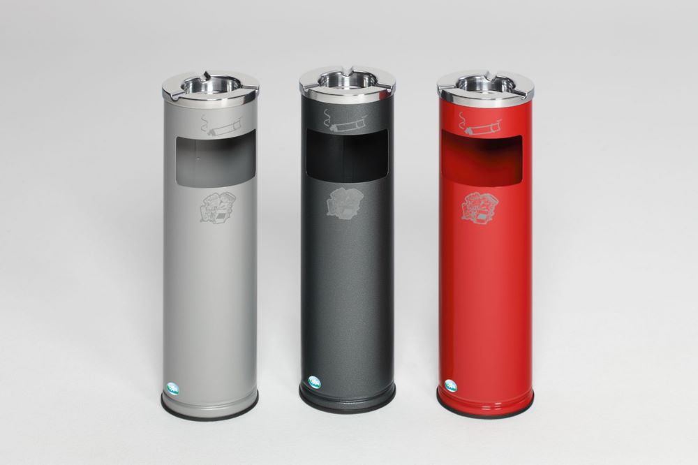 Produktbild Var Abfallsammler 11,6 Liter Ascher D 20 antiksilber 0,2 Liter bild 2