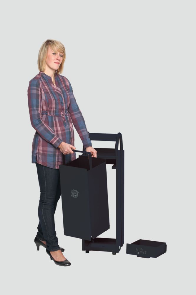 Produktbild Var Abfallbehälter mit Ascher B 30 bild 2