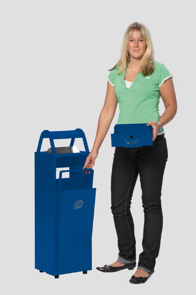 Produktbild Var Abfallbehälter mit Ascher B 30 bild 2