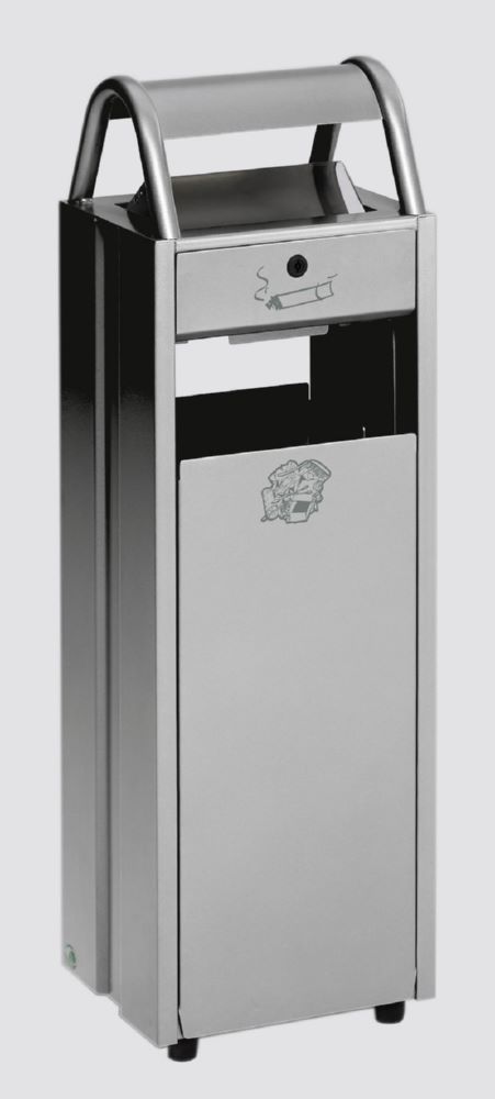 Produktbild Var Abfallbehälter mit Ascher B 30 Höhe 995 mm