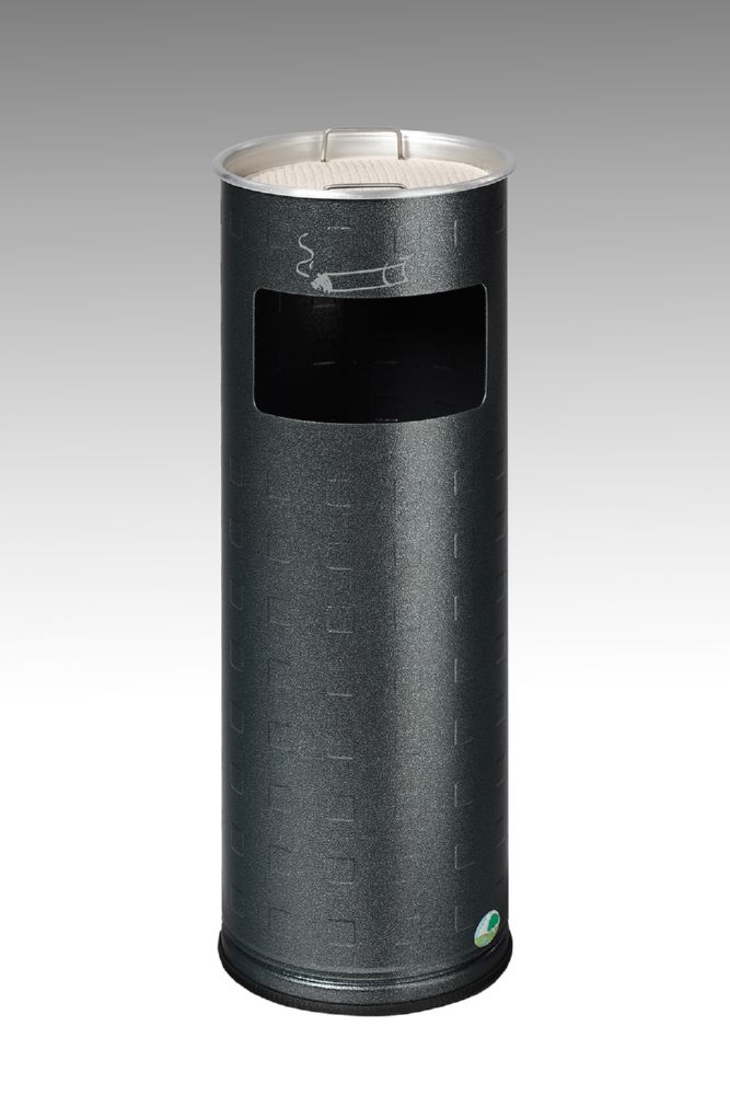 Produktbild Var Abfallsammler Ascher H 66 Alu antiksilber 16,7 Liter