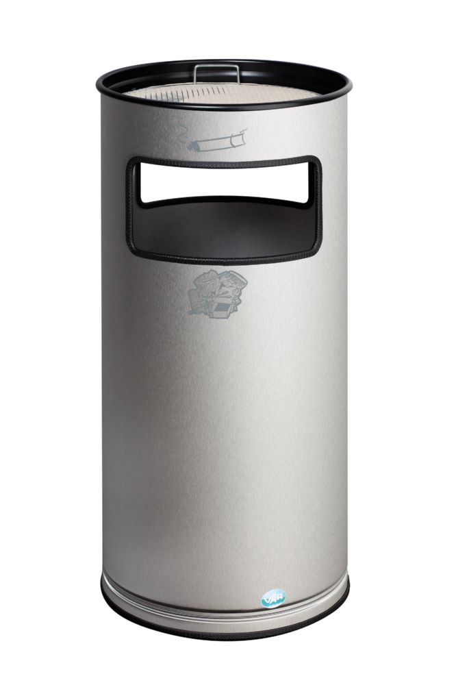 Produktbild Var Abfallsammler Ascher 37,3 Liter Höhe 707 mm Stahl