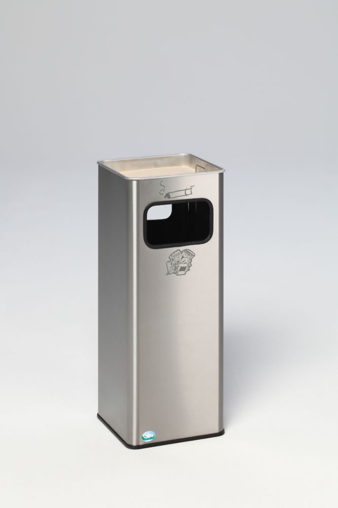 Produktbild Var Abfallsammler Ascher B 26 R Edelstahl 32 Liter