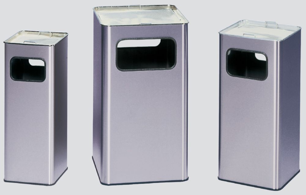 Produktbild Var Abfallsammler Ascher B 43 R Edelstahl 96 Liter bild 2