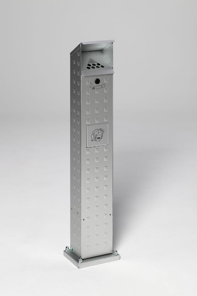 Produktbild Var Abfallsammler Ascher Säule SG 115 Alu eloxiert