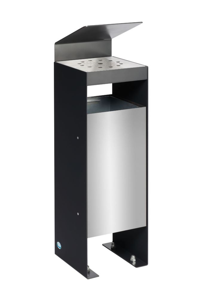 Produktbild Var Abfallsammler Ascher Q 25 mit Dach 920 x 250 x 250 mm