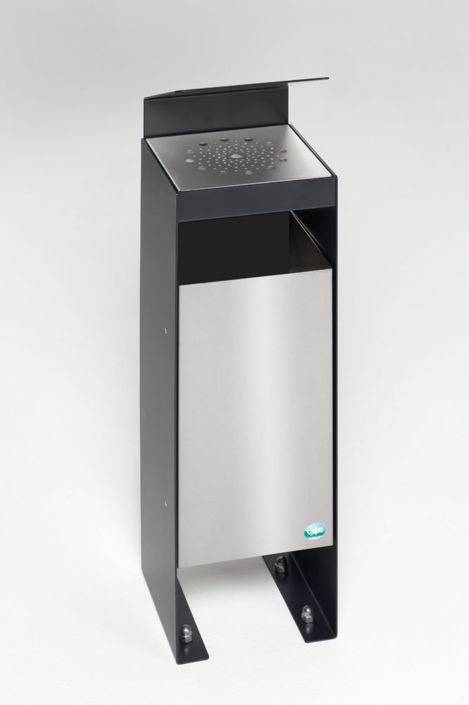 Produktbild Var Abfallsammler Ascher Q 25 mit Dach 920 x 250 x 250 mm bild 2