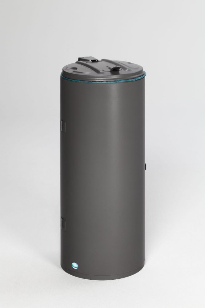 Produktbild Var Abfallsammler Stahl 80 Liter Einflügeltür mit Doppelbart Schloss