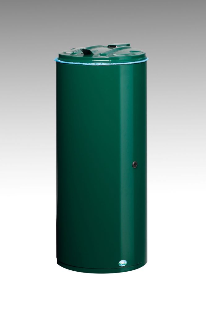 Produktbild Var Abfallsammler moosgrün 80 Liter Einflügeltür mit Doppelbart Schloss