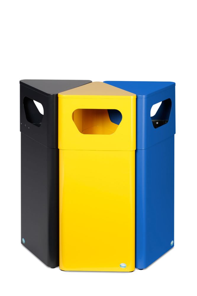 Produktbild Var Abfallsammler DE 41 enzianblau verschließbar mit Inneneinsatz bild 2