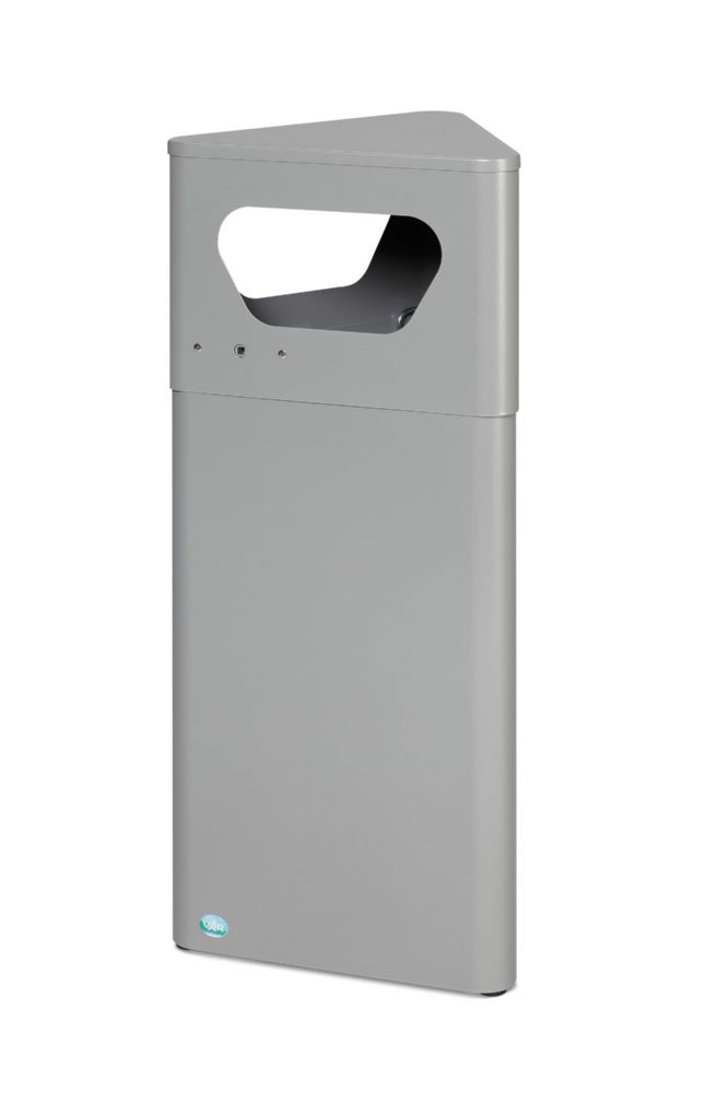 Produktbild Var Abfallsammler DE 41 silber verschließbar mit Inneneinsatz