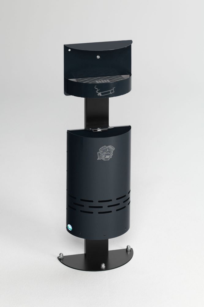 Produktbild Var Ascher Abfall Kombination H 98 anthrazit 13 Liter