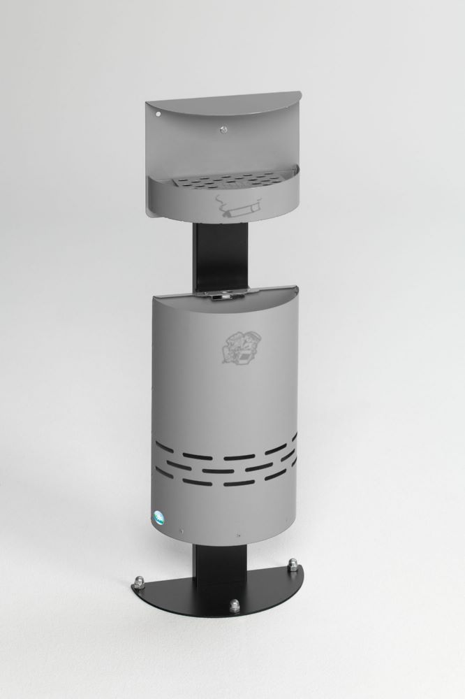 Produktbild Var Ascher Abfall Kombination H 98 silber 13 Liter