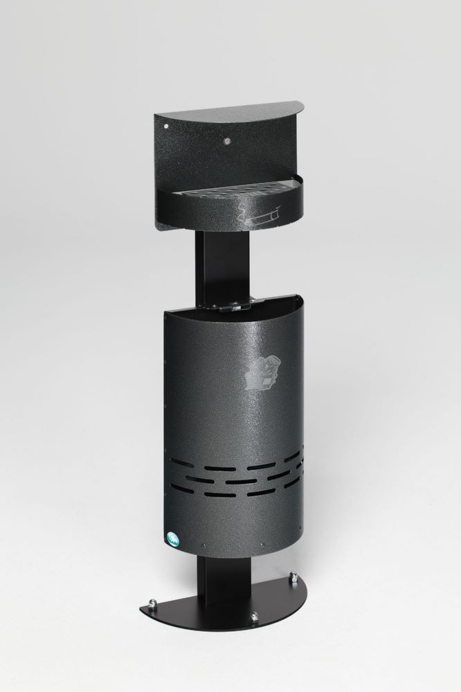 Produktbild Var Ascher Abfall Kombination H 98 antiksilber struktur13 Liter