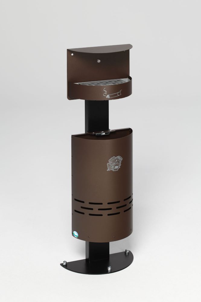 Produktbild Var Ascher Abfall Kombination H 98 dunkelbraun struktur 13 Liter