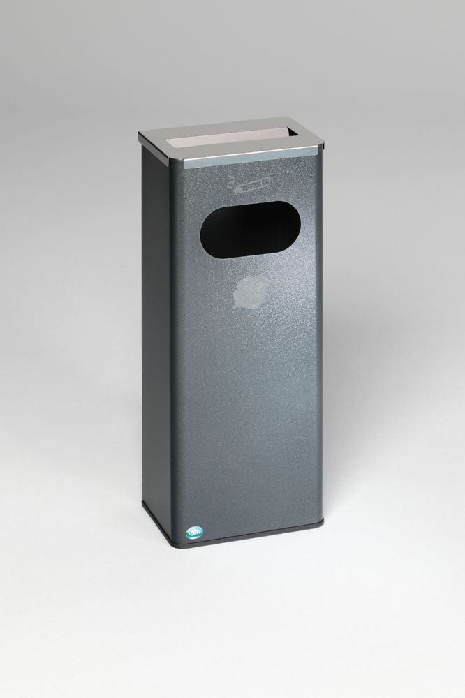 Produktbild Var Ascher Abfallsammler 32 Liter Abdeckung Edelstahl poliert