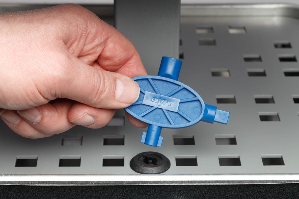 Produktbild Var Ascher Abfallsammler mit Dach B 45 eisenglimmer bild 2