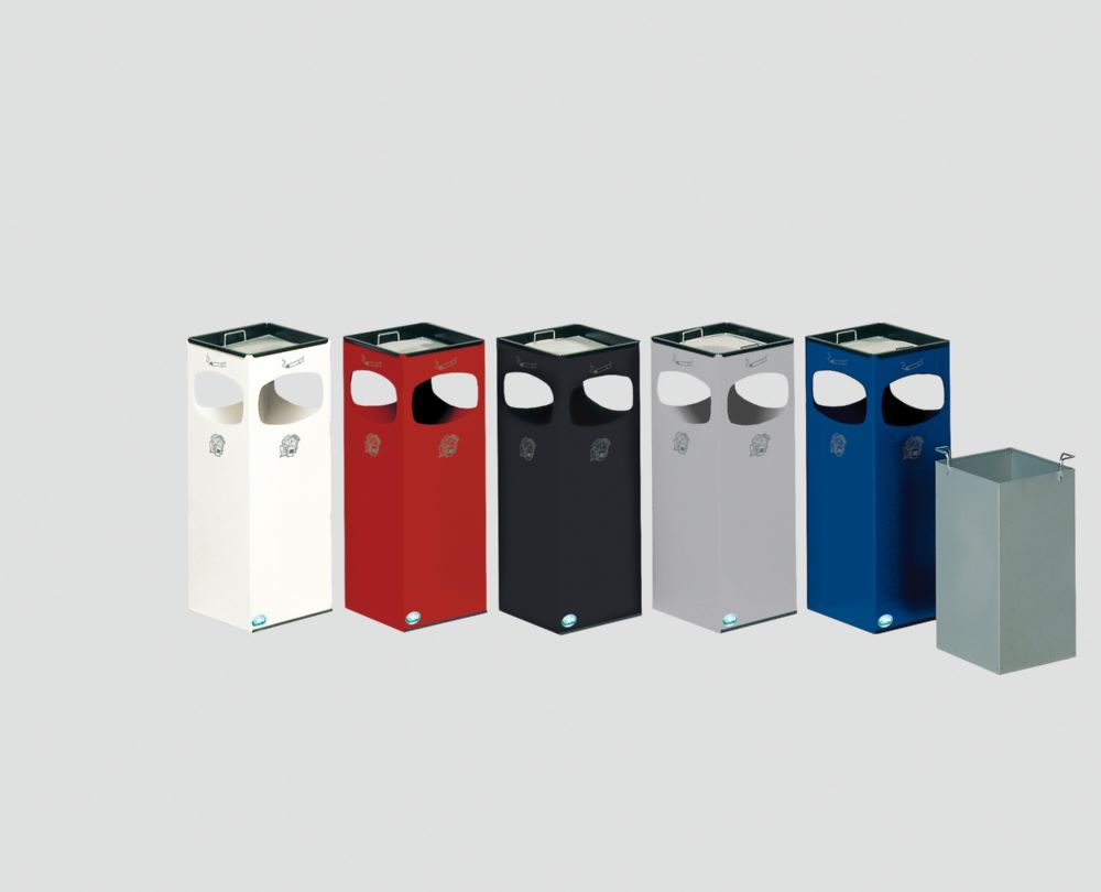 Produktbild Var Ascher Abfallsammler mit 4 fach Einwurf anthrazit bild 2