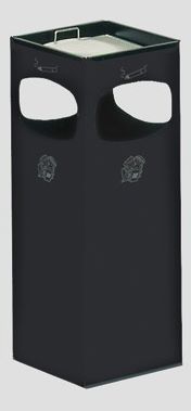 Produktbild Var Ascher Abfallsammler mit 4 fach Einwurf anthrazit