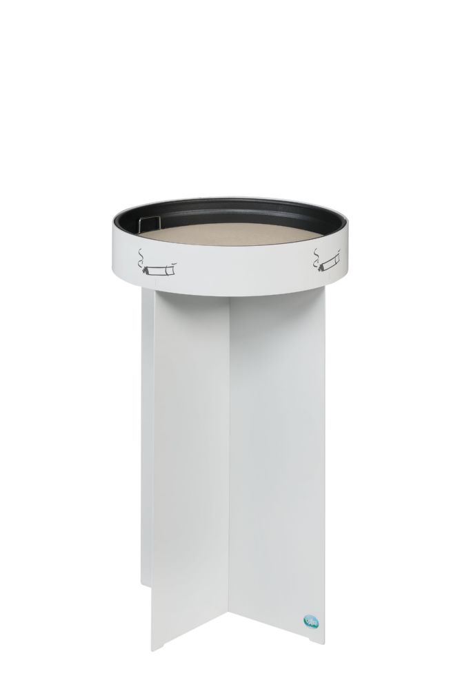 Produktbild VAR Ascher R 44 ohne Schutzdach weiß 460 x 460 x 800 mm