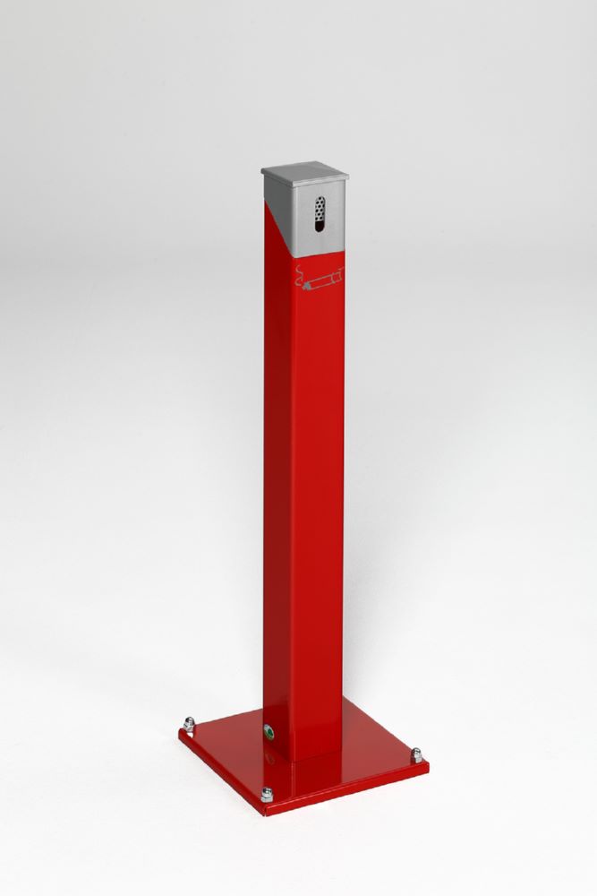 Produktbild Var Ascher Standsäule SG 105 E rot silber