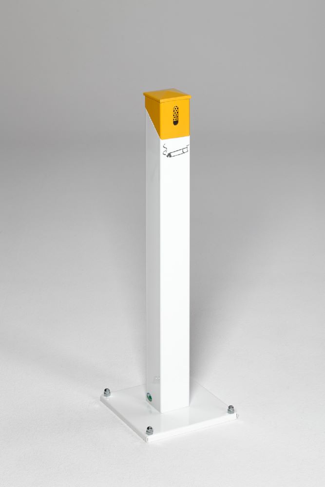 Produktbild Var Ascher Standsäule SG 105 E weiß gelb