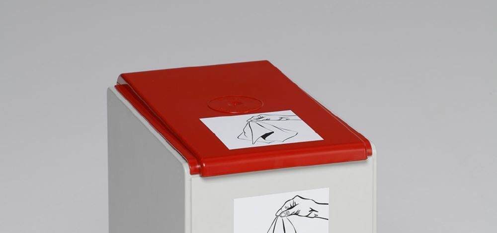 Produktbild Var Deckel für Kunststoffcontainer 40 Liter rot bild 2