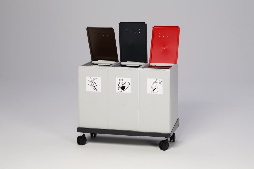 Produktbild Var Deckel für Kunststoffcontainer 40 Liter rot bild 4