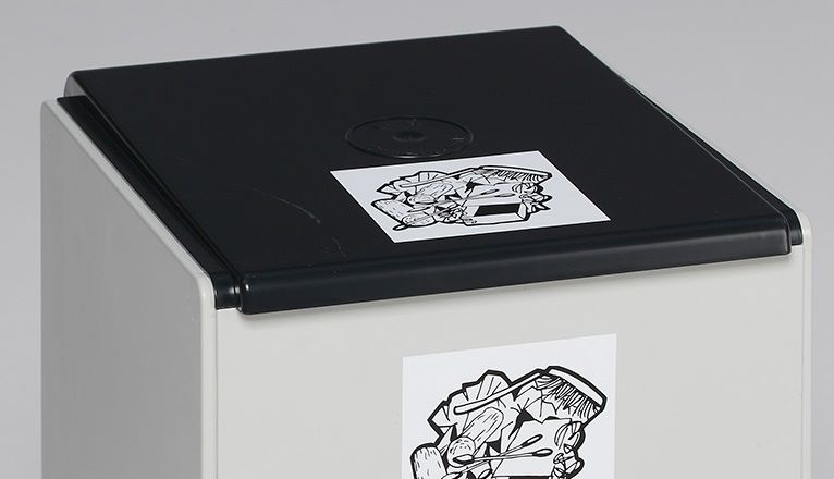 Produktbild Var Deckel für Kunststoffcontainer 60 Liter Farbe anthrazit bild 3