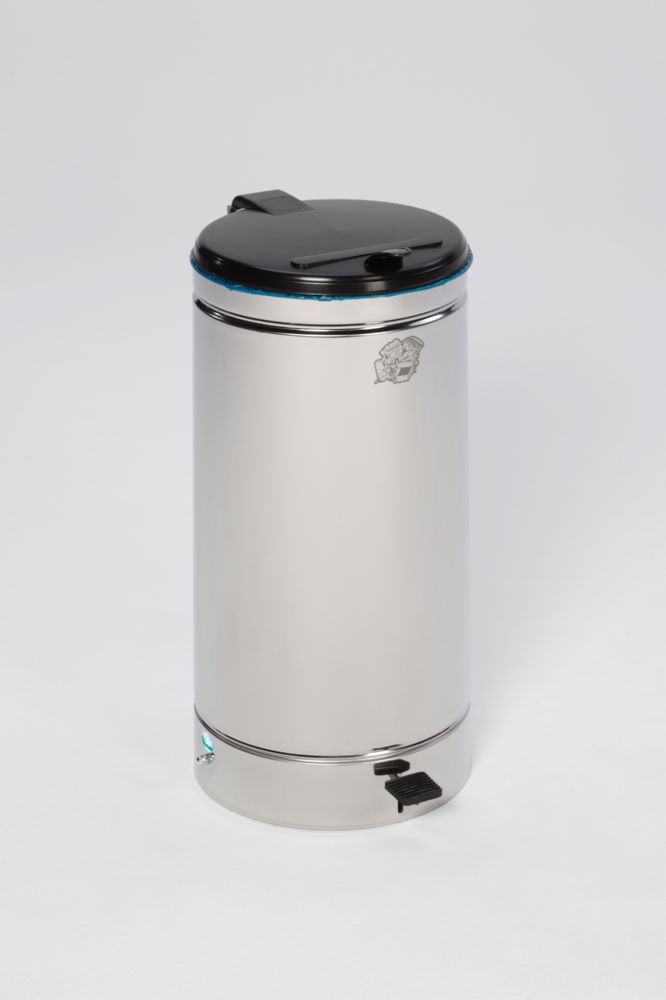 Produktbild VAR Euro Pedal Edelstahl poliert Kunststoffdeckel schwarz bild 1