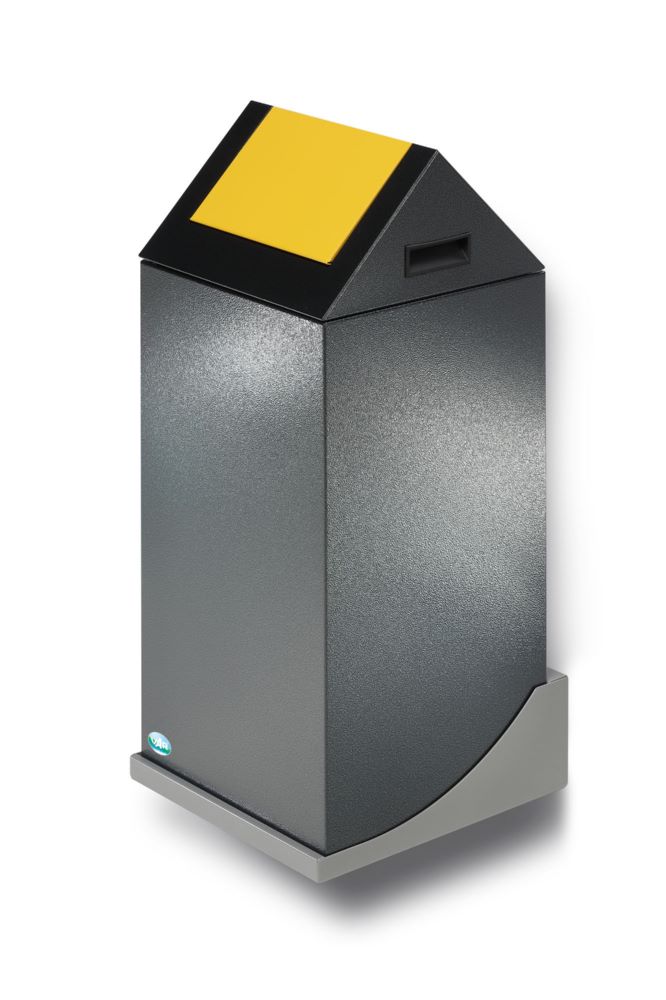 Produktbild Var Halterung Wertstoffsammler 1 fach silber 131x326x363mm