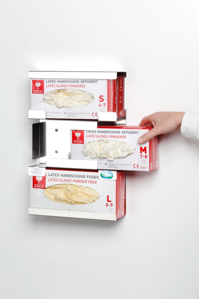 Produktbild Var Handschuhhalter Edelstahl dreifach offen bild 2