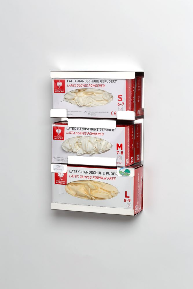 Produktbild Var Handschuhhalter Edelstahl dreifach offen bild 3