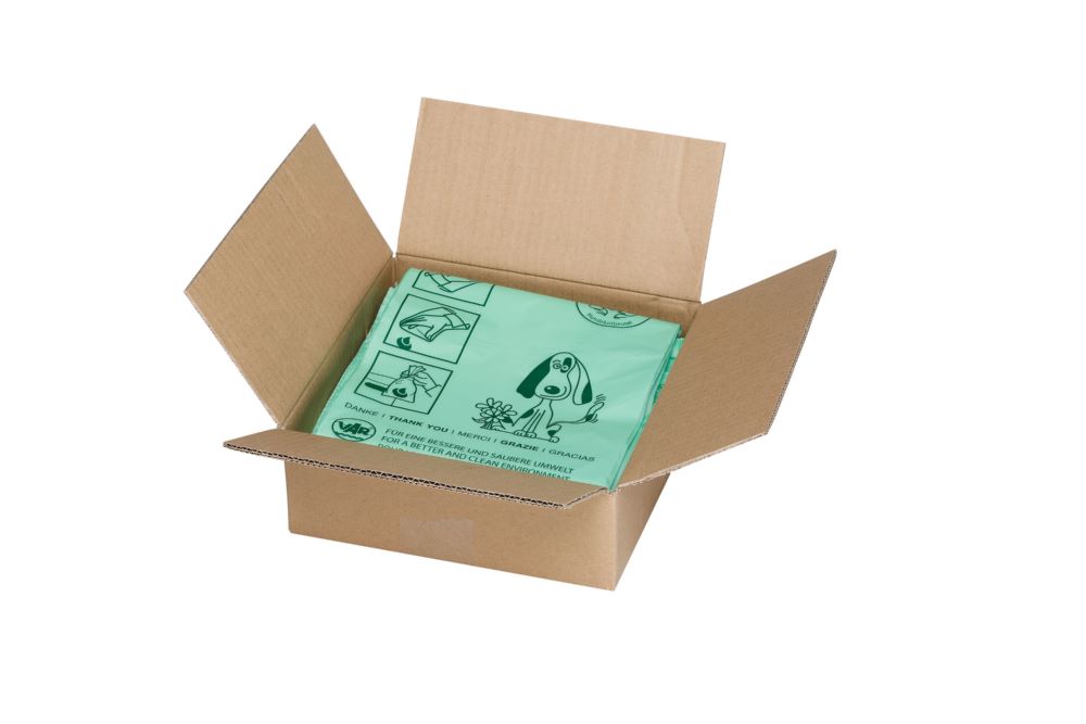 Produktbild VAR Hundekotbeutel grün kompostierbar EN13432 600 Stück