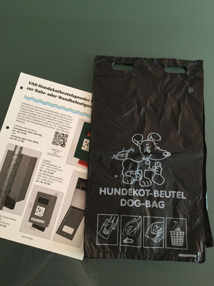 Produktbild Var Hundekotbeutel schwarz 2000 Stück bild 5