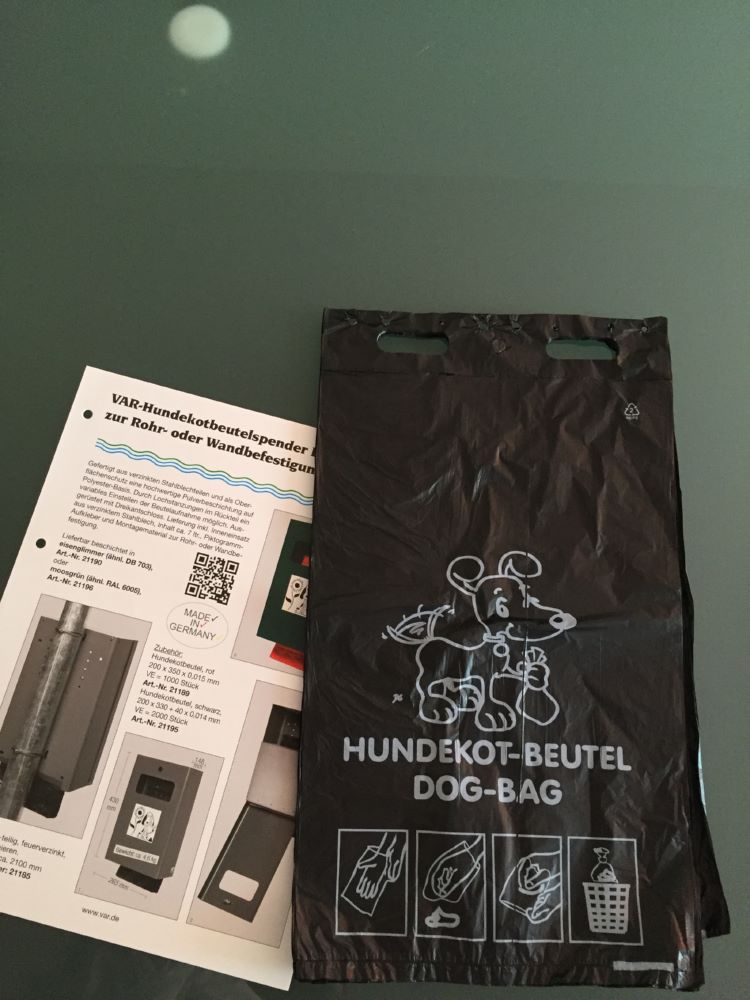 Produktbild Var Hundekotbeutel schwarz 2000 Stück bild 6