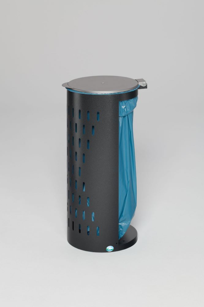 Produktbild Var Kompakt Abfallbehälter H 85 antiksilber