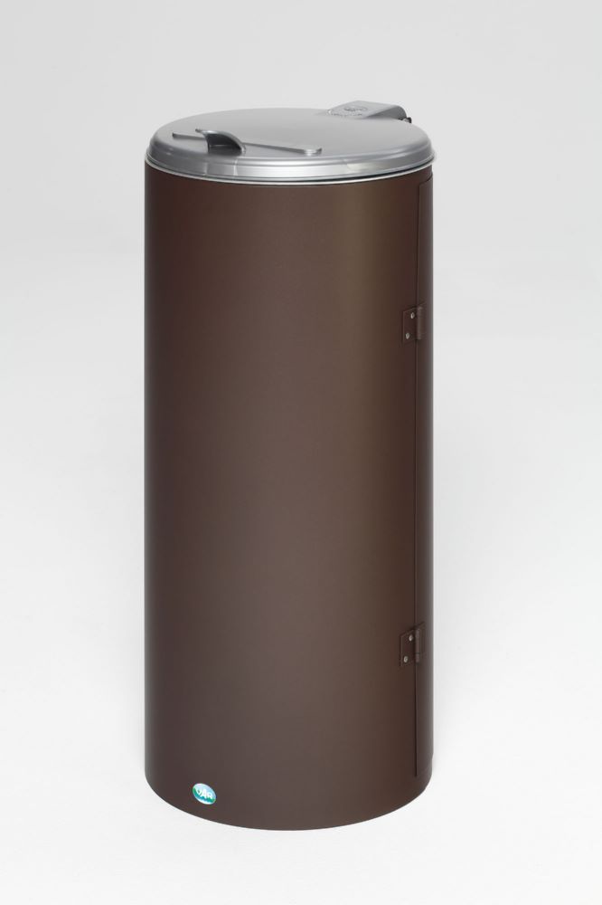 Produktbild Var Kompakt Abfallbehälter Junior 900 mm hoch Deckel silber