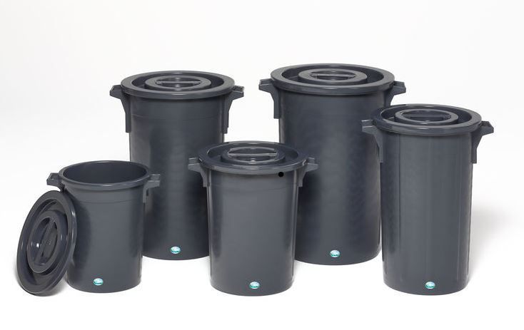 Produktbild VAR Kunststoffabfallsammler Corallo mit 2 Tragegriffen 30 Liter