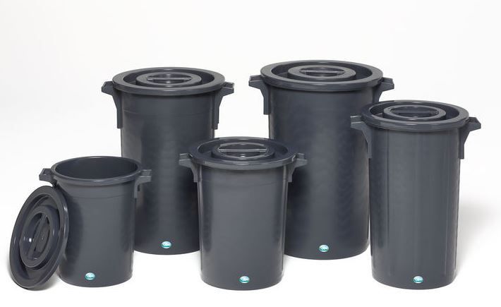 Produktbild VAR Kunststoffabfallsammler Corallo mit 2 Tragegriffen 45 Liter