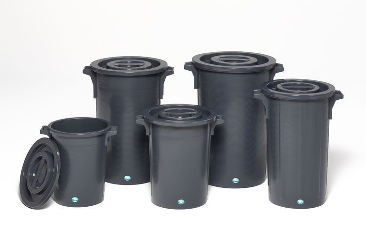 Produktbild VAR Kunststoffabfallsammler Corallo mit 2 Tragegriffen 60 Liter