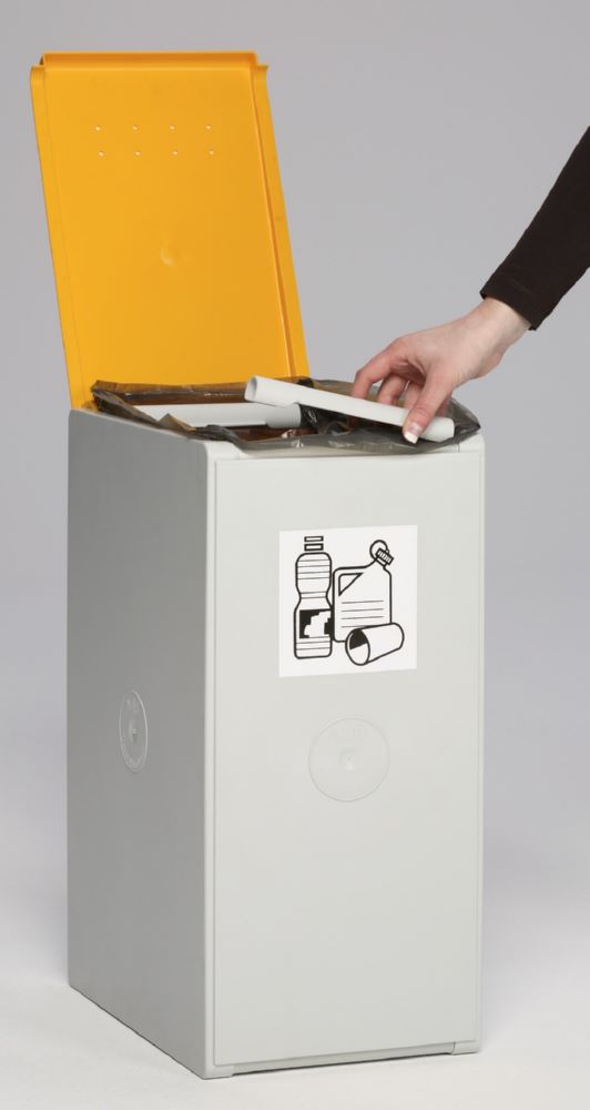 Produktbild Var kunststoffcontainer 1 fach 40Liter Mülltrennsystem ohne Deckel bild 3