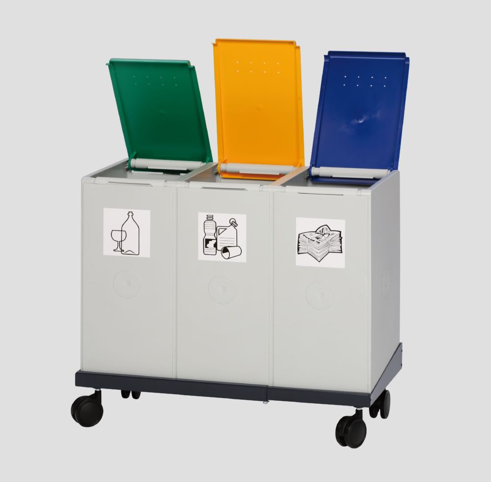 Produktbild Var Kunststoffcontainer 40Liter 3 fach ohne Deckel bild 5