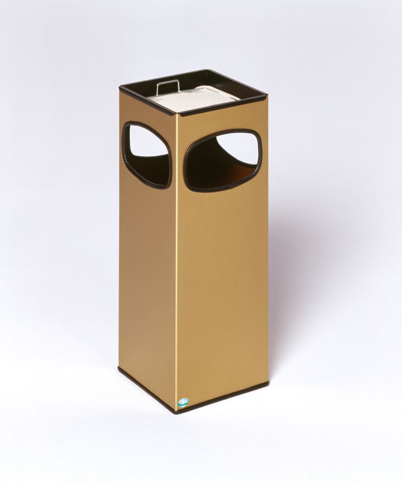 Produktbild Var Messing Ausführung Abfallsammler Ascher Aschereinsatz Stahl schwarz